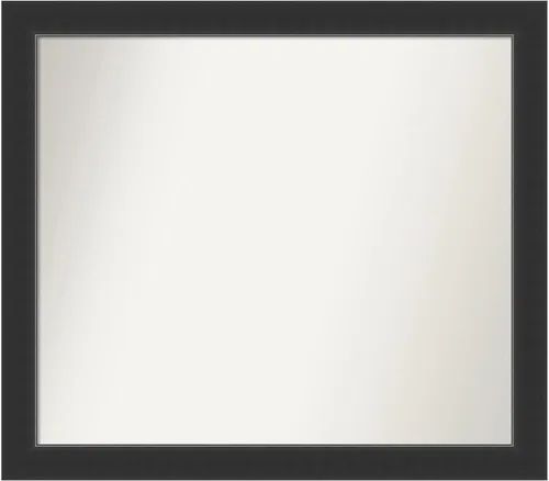 Miniatura 178 de Amanti Art Espejo personalizado, espejo de baño negro Astor, espejo de pared o espejo de tocador de baño sobre el fregadero (25 x 25 pulgadas)