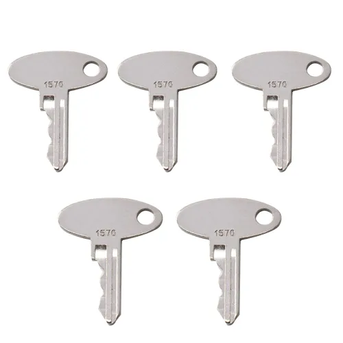 Miniatura 2 de 5 llaves de bloqueo de interruptor de encendido estampadas 1570, reemplazo de llaves de encendido para tractor Ford, para tractor Massey Ferguson