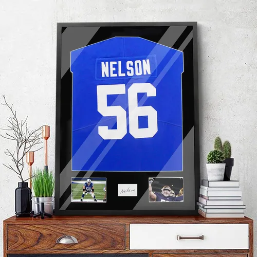 Miniatura 4 de Snail Estuche de madera con marco de jersey de 32 x 24 pulgadas, para montar en la pared, para béisbol, baloncesto, fútbol, hockey, camiseta Negro