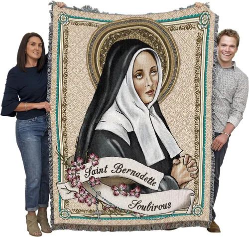 Miniatura 18 de Pure Country Weavers Manta de San Juan Diego, patrón de los pueblos indígenas, manta de tapiz de regalo religioso tejida de algodón, fabricada