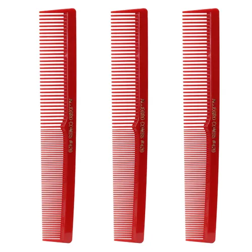 Miniatura 11 de Allegro Combs Peines de corte para peluqueros 420, peine para barba, bigote, para hombres, mujeres, niños pequeños, trenzados, separación del Gris