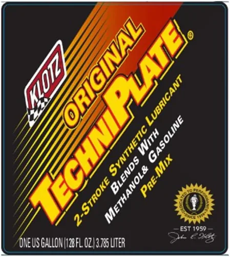 Miniatura 2 de Aceite sintético premezclado Klotz Original TechniPlate para motores de 2 tiempos – 1 galón KL-205