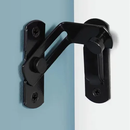 Miniatura 5 de Tunish - Cerradura grande para puerta corrediza de granero, pestillo de puerta delantera de seguridad para gabinete de vino, baño, garaje, jardín