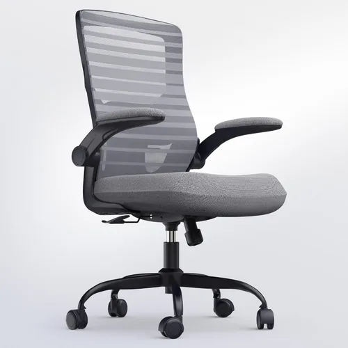 Silla de escritorio de oficina para largas horas y alivio del dolor de espalda, cojín de espuma moldeada de 4 pulgadas de grosor, soporte lumbar
