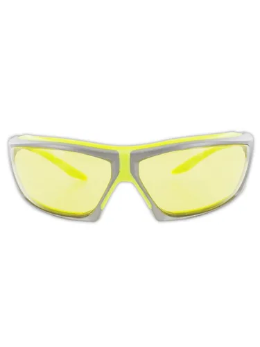 Miniatura 2 de Magid Safety Y770HVAFGY Gemstone Zircon Plus Hi-Viz - Gafas de seguridad, lentes grises, estándar, marco gris/lente transparente, 2 pares, Marco