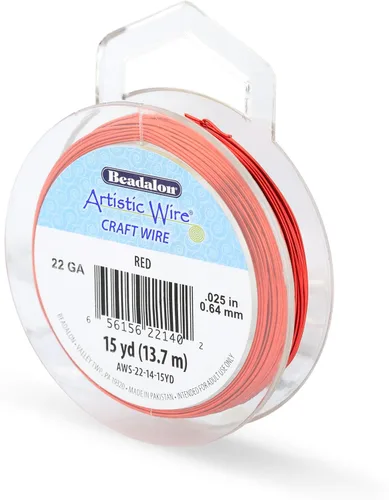Miniatura 43 de Artistic Wire, alambre para manualidades de calibre 22 bañado en plata, resistente a las manchas, color cobre, blanco, 9,1 m