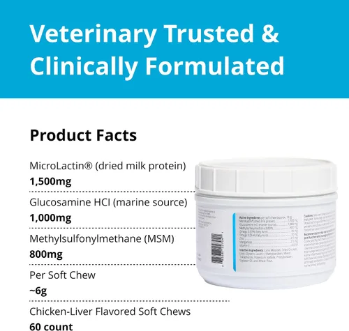 Miniatura 4 de PRN Pharmacal Duralactin Canine Joint Plus Soft Chews - Suplemento de salud articular para perros y cachorros - Apoyo de movilidad de mascotas - 60