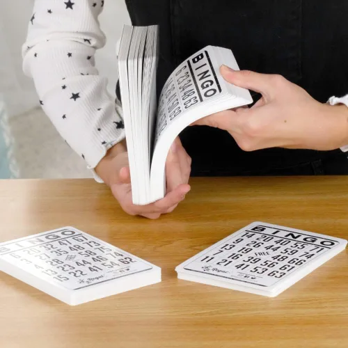 Miniatura 6 de Regal Bingo - Hojas de bingo clásicas de solo 6 x 4 pulgadas, hojas de bingo blancas reutilizables para noches de juegos familiares, fiestas