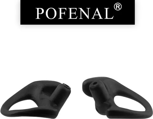 Miniatura 4 de Repuesto universal de silicona suave para Baofeng Motorola Kenwood Retevis Midland Auriculares de radios bidireccionales (negro, pequeño, 2 pares)