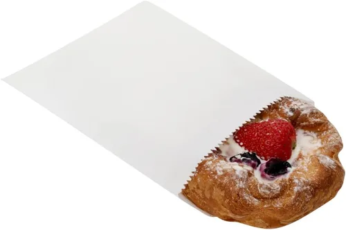 Miniatura 14 de Restaurantware Bag Tek - Bolsas de sándwich de 7 x 5 pulgadas, 100 bolsas de panadería a prueba de grasa, desechables para microondas, papel negro