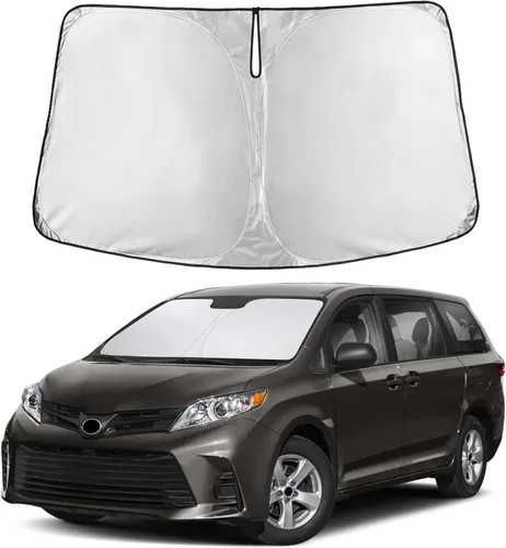 Miniatura 198 de Autovir Parasol para parabrisas Rivian R1S 2022-2024 2025 2026, parasol para ventana delantera, protección UV, bloqueador de calor, accesorios