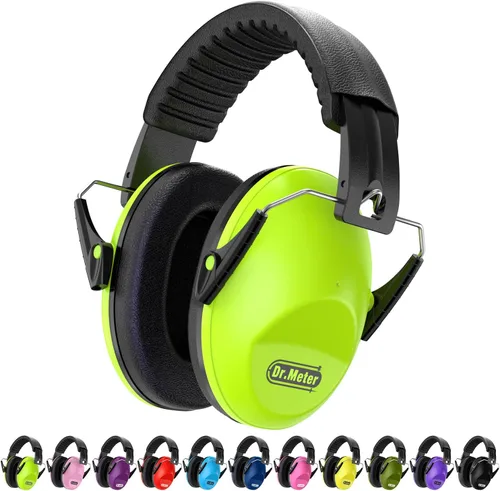 Miniatura 18 de Orejeras con cancelación de ruido del Dr.meter: auriculares con cancelación de ruido SNR27.4 con diadema ajustable, orejeras con protección auditiva