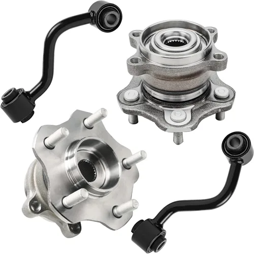 Miniatura 124 de Detroit Axle - Kit de nudillos de dirección delantera izquierda para Ford Edge Lincoln MKX 07-10, cojinete de rueda del lado del conductor, nudillo