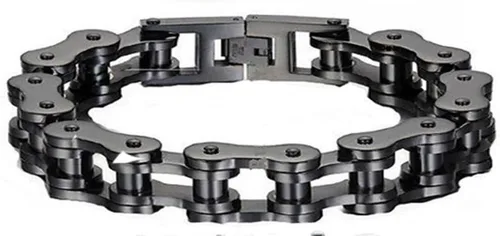 Pulsera de acero inoxidable para hombre y mujer, 0.472 in de ancho, 7.5 in de largo