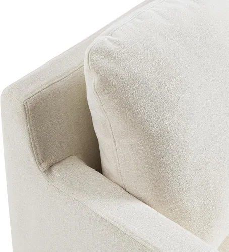 Miniatura 9 de Modway Serene - Sillón giratorio en sal - Silla tapizada de tela moderna - Sillón cubierto - Silla giratoria para sala de estar o dormitorio Salt