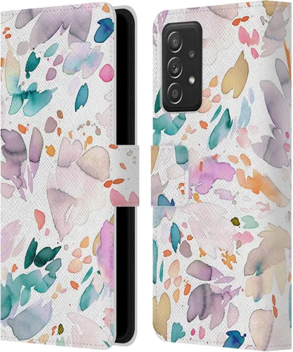 Miniatura 7 de Head Case Designs Officially Licensed Ninola Color Joy Pattern Abstract Leather Wallet Case Compatible with Samsung Galaxy A53 5G (2022)