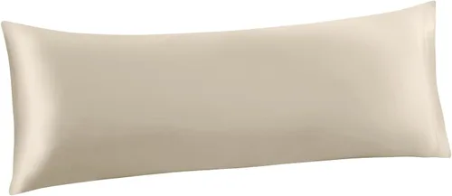 Miniatura 21 de Ersmak Juego de 2 fundas de almohada de satén estándar, ultra suaves y sedosas para cabello y piel, resistentes a las arrugas a la decoloración