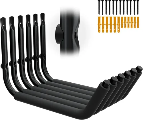 UNITEDPOWER Estantes de almacenamiento para kayak, ganchos de garaje resistentes, ganchos de pared jumbo para canoa, escalera, bicicleta, sillas
