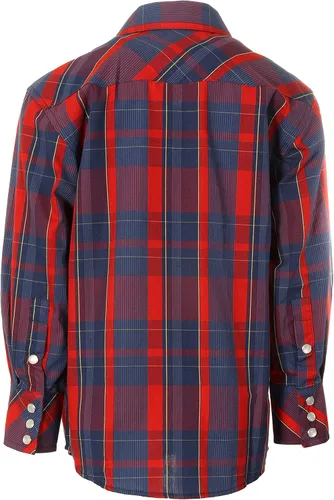Miniatura 2 de Gioberti - Camisa de manga larga con botones de perla para niños