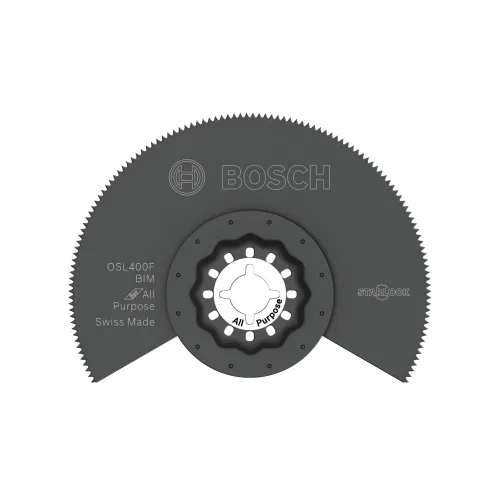 Miniatura 4 de Bosch OSL400F Hoja de sierra segmentada bimetálica para multiherramienta oscilante Starlock® de 4 pulgadas