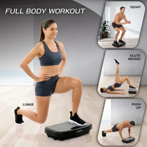 Miniatura 7 de Nautilus Vibratone Pro Vibration Plate - Plataforma de ejercicio y fitness para cuerpo completo, fuerza muscular, circulación