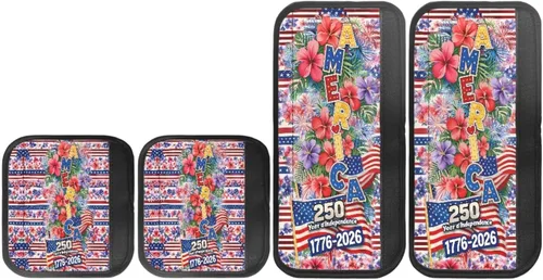 Miniatura 3 de America250 Refrigerator Door Handle Covers Set of 8 Fridge Oven Dishwasher Kitchen Appliance Protector for 250 Years of American Independence Get