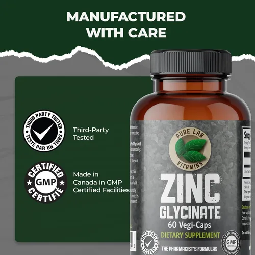 Miniatura 6 de Pure Lab Vitamins Glicinato de zinc – 60 cápsulas vegetales