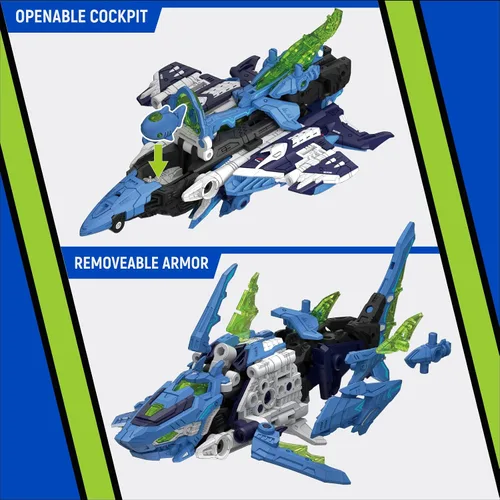 Miniatura 8 de 52TOYS Beastdrive BD-02 Hydro Bullet Shark - Figura de acción de juguete de deformación, juguetes de conversión en vehículo y bestia, regalo