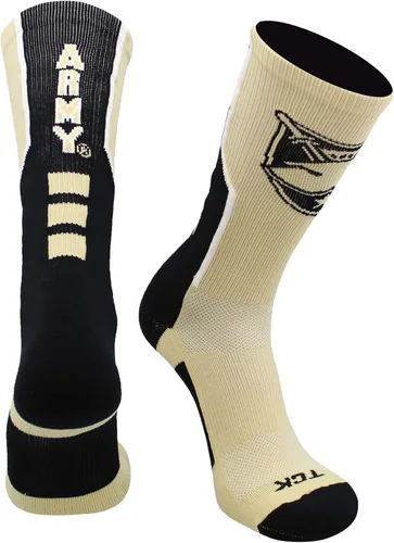 Miniatura 10 de TCK NCAA Perimeter Crew Socks, calcetines deportivos de equipo de rendimiento atlético para hombres y mujeres, absorben la humedad, con licencia