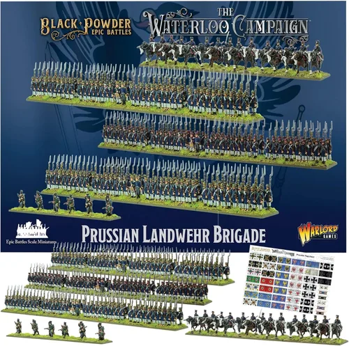 Miniatura 9 de Wargames Delivered - Warlord Games Black Powder War - Batallas épicas: Waterloo: Brigada de Caballería Pesada Británica, Revolucionarios Soldados