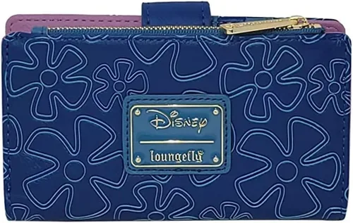 Miniatura 6 de Loungefly Cartera de cuero sintético Disney Stitch Wallet Snap Flap Clutch, Varios