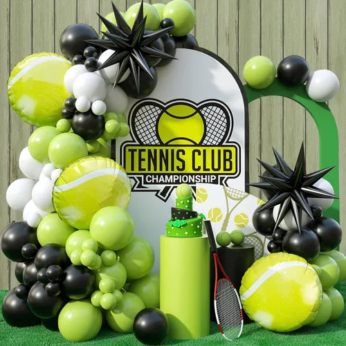 Miniatura 12 de Kit de guirnalda de arco de globos de baloncesto, 103 globos de fiesta de baloncesto, guirnalda de globos naranja y negro para niños y niñas