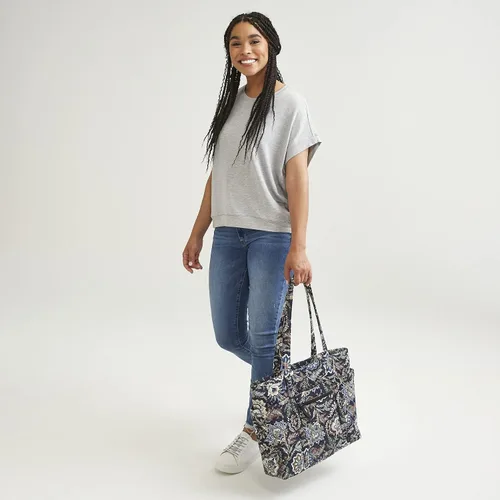 Miniatura 7 de Vera Bradley Bolso de mano Vera de lujo de algodón