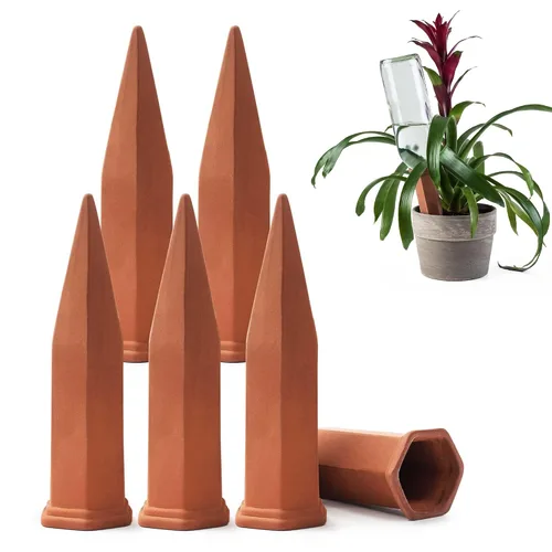 Miniatura 9 de Modern Innovations estacas para regar plantas, conjunto de 4 para regar plantas con este gran sistema de riego, perfecto para el hogar como un