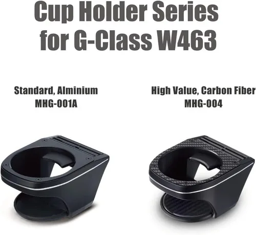 Miniatura 6 de AZUTO Portavasos para Mercedes-Benz Clase G G-Wagen W463, Ajuste y Acabado Personalizado, Diseñado y Ensamblado en Japón, MHG-001