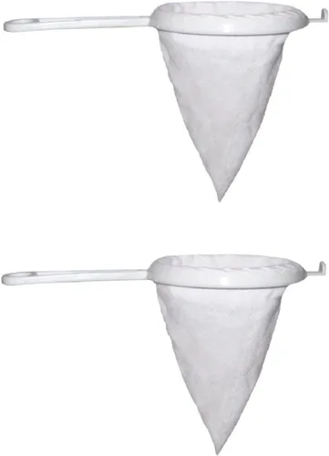 Paquete de 2 filtros de tela de franela Colador De Cafe, reutilizables, sostenibles y fáciles de usar para una experiencia de café rico y suave