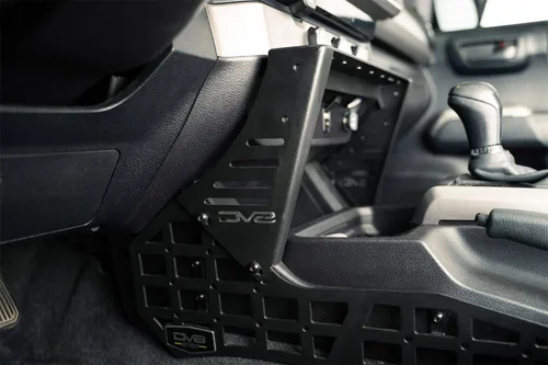 Miniatura 9 de Paneles Molle de consola central y soporte de dispositivo para Toyota Tacoma 2016-2023 de 3ª generación Soporte para teléfono celular, GPS, radio
