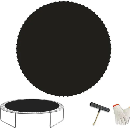 Miniatura 10 de Alfombrilla de Repuesto para Trampolín, Resistente, Resistente a los Rayos UV y Superficie de Rebote Duradera para Trampolines Redondos de 12/14/15