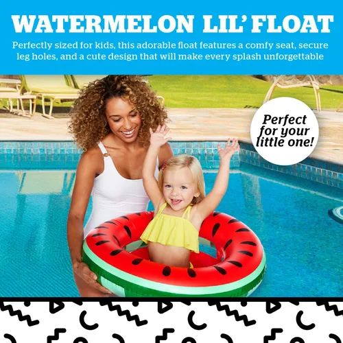 Miniatura 2 de Flotador grande de sandía para bebés, anillo de natación inflable para bebés y niños pequeños de 1 a 3 años, flotador de agua para principiantes