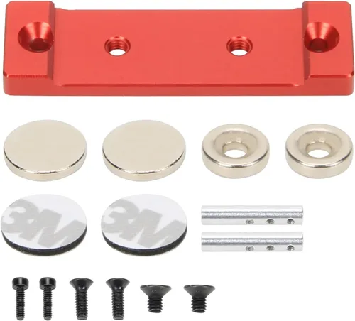 RCAWD Aleación SCX24 Refit Cuerpo Clip Imanes para 1-24 Axial SCX24 Crawler Actualización Piezas Rojo