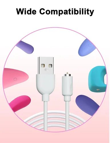 Miniatura 4 de Cable de carga USB magnético de repuesto de cable de carga CC (2.6 pies/2.6 ft)