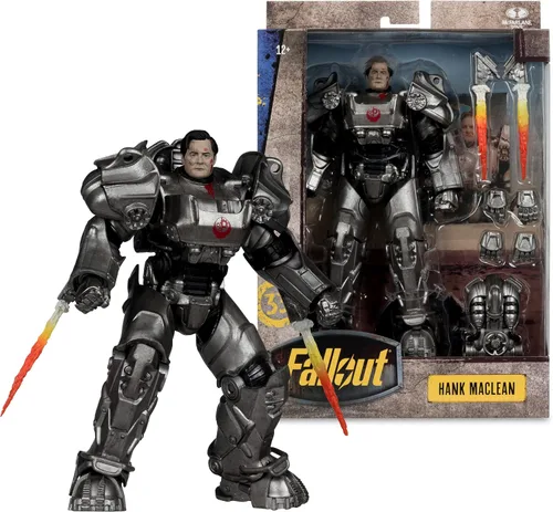 Miniatura 6 de McFarlane Toys - Figura de acción de lujo Fallout Hank MacLean de 7 pulgadas