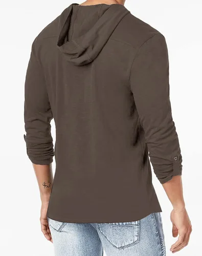 Miniatura 2 de Yuccalley Sudaderas con capucha de manga larga para hombre, sudaderas casuales