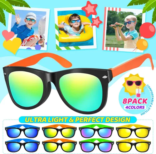 Miniatura 4 de Recuerdos de fiesta en la piscina - 48 juguetes de piscina para niños de 3 a 8 años, bolas de playa a granel, cubo de arena y palas, gafas de sol 48