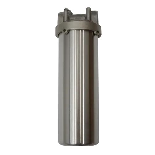 Miniatura 6 de TECHTONGDA Carcasa de filtro para sistema de filtración de agua Acero inoxidable 1/2 pulgada NPT para cartucho de filtro largo de 10 pulgadas 72psi