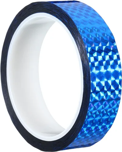 Miniatura 31 de PATIKIL Cinta prisma de 0.2 pulgadas x 55 yardas, adhesivo reflectante holográfico metalizado para detallar decoración de pared, arte de decoración