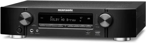 Marantz Receptor AV NR1510 UHD - Amplificador de teatro en casa delgado de 5.2 Canales, Dolby TrueHD y DTS-HD Master Audio | Compatible con Alexa |