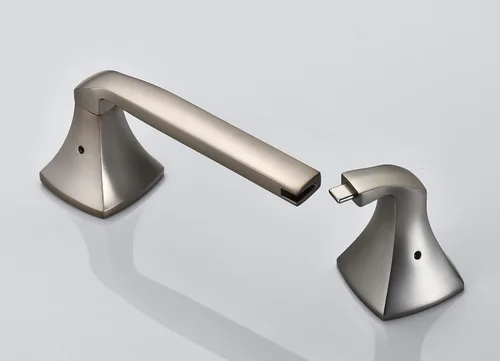 Miniatura 3 de Soporte de papel higiénico giratorio para la colección Moen YB5108BN Voss, níquel cepillado