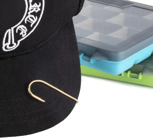 Miniatura 7 de THKFISH Anzuelos de pesca para sombrero, pinzas de corbata de gancho de pez dorado, 5