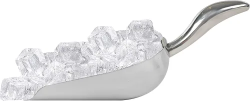 Miniatura 7 de LEMONSODA Cuchara de hielo de acero inoxidable – 12 onzas – Metal inoxidable – Ideal para bar, hielo, harina, café, recipientes – Cuchara de hielo